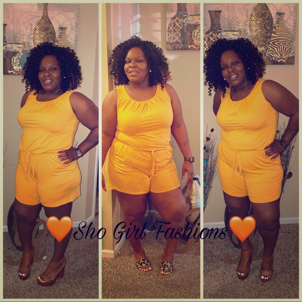 Cute and comfy Sho Girl Mustard Romper